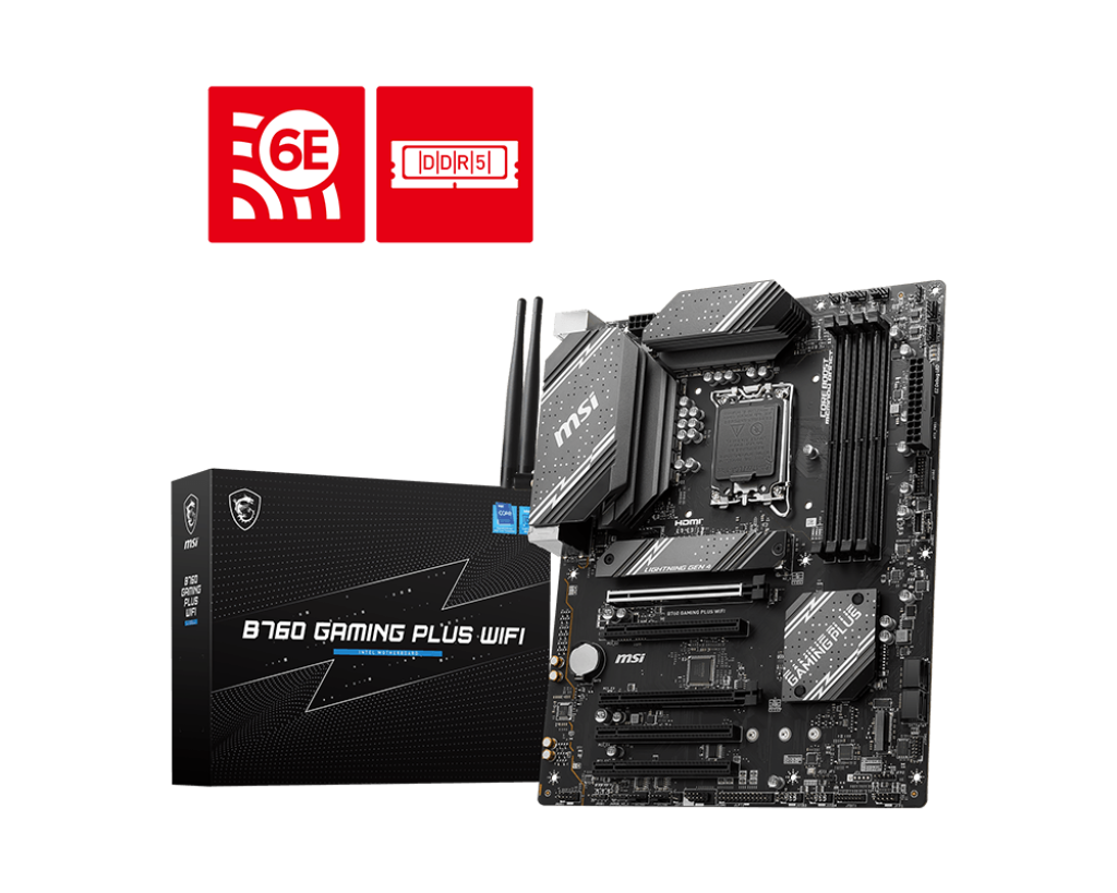 MSI Motherboard B760 Gaming Plus Wifi DDR5 MSI Motherboard B760 Gaming Plus Wifi DDR5